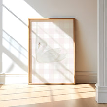 Load image into Gallery viewer, Watercolor pink coquette style nursery set of 3 art print 07-29501
