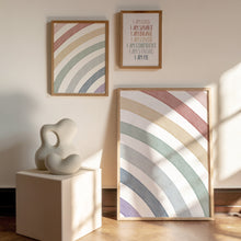 Load image into Gallery viewer, Watercolor boho pastel rainbow color kids affirmation 07-26416
