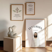 Load image into Gallery viewer, Watercolor Easter kids bible verse set of 3 art print 07-258