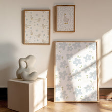 Load image into Gallery viewer, Watercolor Blue Silly goose set of 3 art prints 07-27603