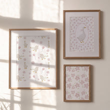 Load image into Gallery viewer, Watercolor Pink Silly goose set of 3 art prints 07-27604