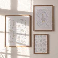 Load image into Gallery viewer, Watercolor Blue Silly goose set of 3 art prints 07-27603