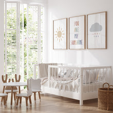 Load image into Gallery viewer, Watercolor boho pastel rainbow color you are my sunshine 07-26409