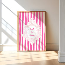 Load image into Gallery viewer, Aesthetic pink Valentines coquette bible verse set of 3 girly art prints