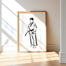 Load image into Gallery viewer, Korean Traditional style Taekwondo set of 3 art print 12-