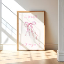 Load image into Gallery viewer, set of 3 Pink trendy girly bible verse wall art prints