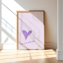 Load image into Gallery viewer, set of 3 Purple trendy girly bible verse wall art prints