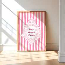 Load image into Gallery viewer, Aesthetic red Valentines coquette bible verse set of 3 girly art prints