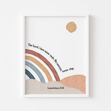 Load image into Gallery viewer, Watercolor boho nursery Christian kids bible verse set of 4 art prints 07-189