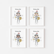 Load image into Gallery viewer, The armor of God art girl print 07-13502