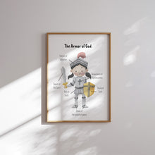 Load image into Gallery viewer, set of 6 Christian kids educational art prints 07-179
