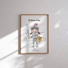 Load image into Gallery viewer, set of 6 Christian kids educational art prints 07-179