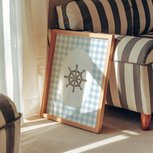 Load image into Gallery viewer, Preppy Nautical Nursery Wall Art Print (choose you print) 07-363