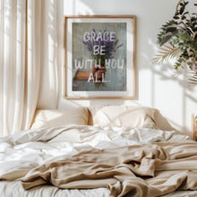 Load image into Gallery viewer, Aesthetic Lavender vintage bible verse set of 6 wall art prints