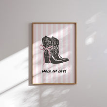 Load image into Gallery viewer, Aesthetic Black Pink trendy teen girly room set of 6 wall art prints