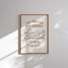 Load image into Gallery viewer, Neutral Western Cowgirl Christian wall art prints