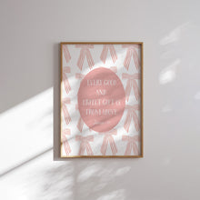Load image into Gallery viewer, Modern Pink aesthetic set of 6 scripture wall art prints