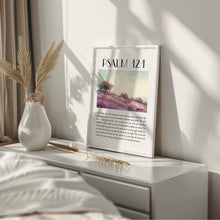 Load image into Gallery viewer, Aesthetic Lavender vintage bible verse set of 6 wall art prints