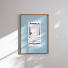 Load image into Gallery viewer, Modern Blue aesthetic set of 6 Christian kitchen wall art prints