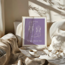 Load image into Gallery viewer, Aesthetic Lavender vintage bible verse set of 6 wall art prints