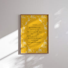 Load image into Gallery viewer, Aesthetic red yellow fall thanks giving Christian bible verse art print