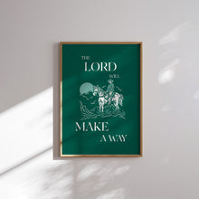 Load image into Gallery viewer, Emerald green Western Cowgirl Christian wall art prints