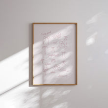 Load image into Gallery viewer, Light pink trendy coquette Christian bible verse art prints