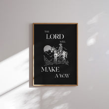 Load image into Gallery viewer, Black Western Cowgirl Christian wall art prints