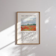 Load image into Gallery viewer, Aesthetic red spring bible verse art print