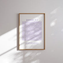 Load image into Gallery viewer, Pink Purple Bible verse Gallery wall art prints