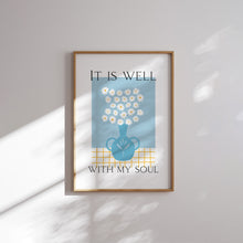 Load image into Gallery viewer, Modern Blue green aesthetic set of 6 scripture wall art prints