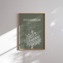 Load image into Gallery viewer, Aesthetic red green set of 6 fall thanks giving Christian bible verse art prints