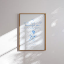Load image into Gallery viewer, Modern Aesthetic light blue bible verse wall art prints