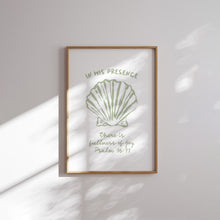 Load image into Gallery viewer, Aesthetic Sage green trendy Christian bible verse wall art print