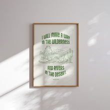 Load image into Gallery viewer, Sage green Western Cowgirl Christian wall art prints