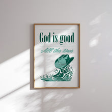 Load image into Gallery viewer, Emerald green Western Cowgirl Christian wall art prints