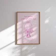 Load image into Gallery viewer, Pink Purple Bible verse Gallery wall art prints