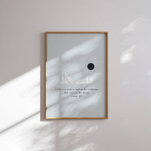 Load image into Gallery viewer, Modern Green blue bible verse art prints