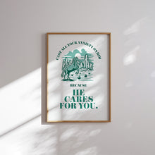 Load image into Gallery viewer, Emerald green Western Cowgirl Christian wall art prints