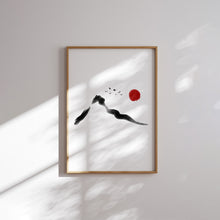 Load image into Gallery viewer, Korean traditional style line drawing set of 6 art print 12-65