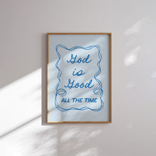 Load image into Gallery viewer, Blue beach house decor, Christian bible verse set of 6 wall art prints