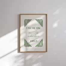 Load image into Gallery viewer, Modern Green Christian bible verse set of 6 art prints