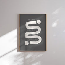 Load image into Gallery viewer, Modern Green blue bible verse art prints