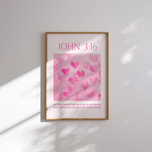 Load image into Gallery viewer, Aesthetic pink Valentines coquette set of 6 bible verse girly art prints
