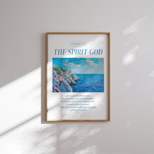 Load image into Gallery viewer, Blue Summer beach house Christian wall art print