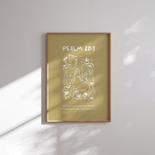 Load image into Gallery viewer, Aesthetic red green fall thanks giving Christian bible verse art print