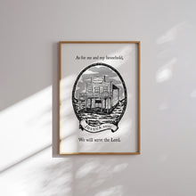 Load image into Gallery viewer, Black Western Cowgirl Christian wall art prints