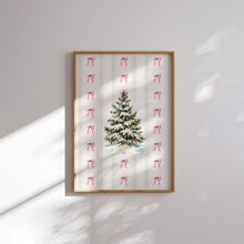 Load image into Gallery viewer, Whimsical Pink Green Christian Christmas Bible Verse Wall Art (Choose your Print) 13-216
