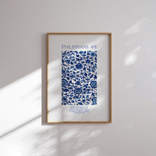 Load image into Gallery viewer, Modern summer Blue Christian art prints