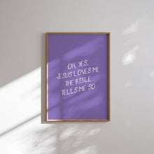 Load image into Gallery viewer, Pink Purple Bible verse Gallery wall art prints